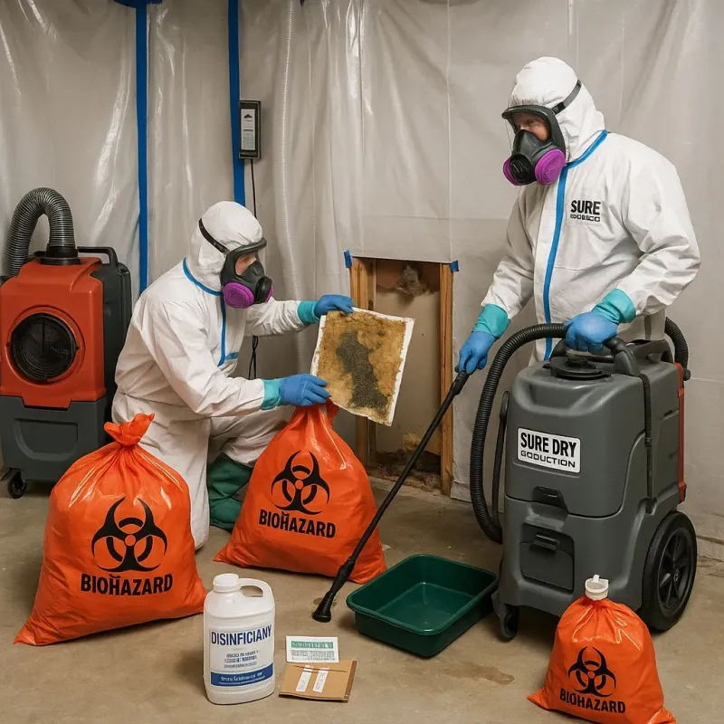 Contaminated Water Handling Protocols process in Chase County, KS